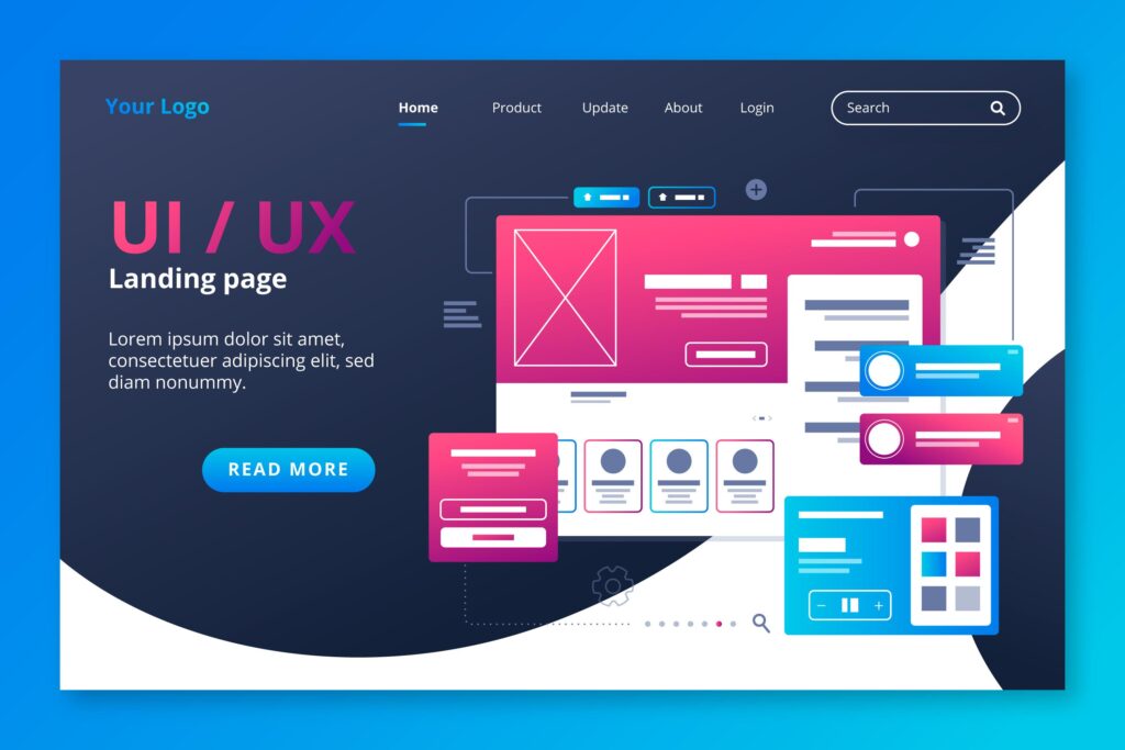 Travaux UI/UX Web Designing Et de Communication - MIA - Mbilletech Isifep Academy
